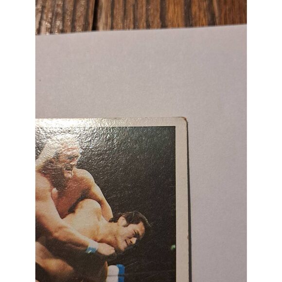 Vintage 1985 WWF Hulk Hogan Ringside Action Trading Card 29 Topps WWE Wrestling - Picture 3 of 6
